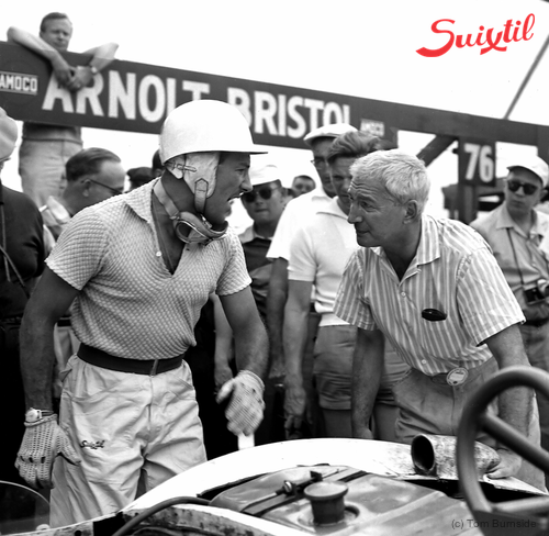 Stirling Moss, Sebring 1957 - mit Suixtil Grand Prix Handschuhe