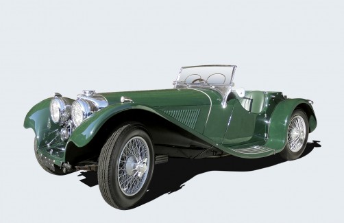 1938 S.S. 100 Jaguar 2 1/2 Litre, einer von 198 zweieinhalb Liter S.S. Jaguar 100, erzielter Preis 339.000; © Dorotheum 
