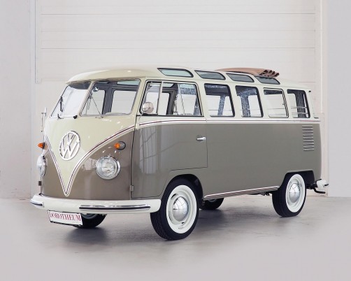 Lot Nr. 64 1962 Volkswagen Type 24 Sondermodell 23 Fenster, originaler Samba-Bus in seltener Farbkombination, aufwendig restauriert, in herausragendem Zustand, erzielter Preis € 148.600