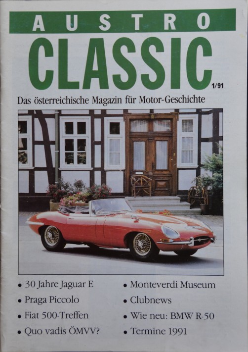 Die erste Ausgabe der Austro Classic im Jahr 1991