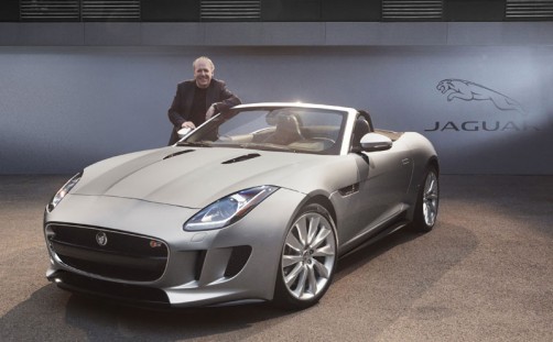 Jaguar Design Director Ian Callum und Jaguar F-Type