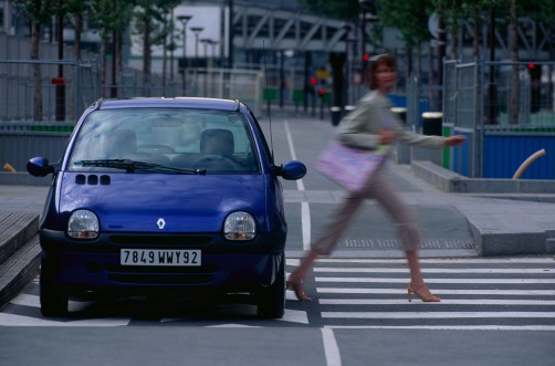 25 Jahre Renault Twingo: Damals schon autonom, jedenfalls ohne Fahrer.  Foto: Auto-Medienportal.Net/Renault