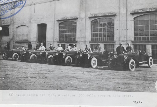 Mille Miglia 1928.  Foto: Auto-Medienportal.Net/Alfa Romeo