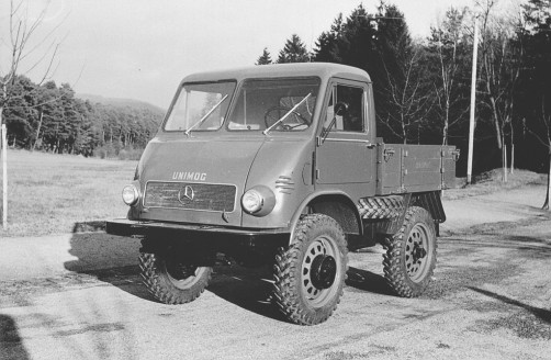 Unimog 25 PS (Baureihe 401/402), 1953.  Foto: Auto-Medienportal.Net/Daimler