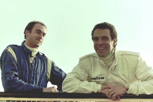 David Brabham, re. Roland Ratzenberger (1994 in Imola tödlich verunglückt)