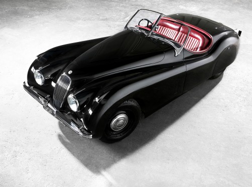 Premiere in Genf: Jaguar XK 120 im Jahr 1951. Foto: Auto-Medienportal.Net/Jaguar Land Rover 