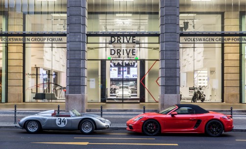 Porsche-Ausstellung in Berlin.  Foto: Porsche 