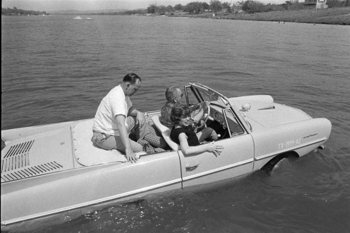 Lyndon B. Johnson fuhr ein Amphicar von 1961.  Foto: Wikipedia 