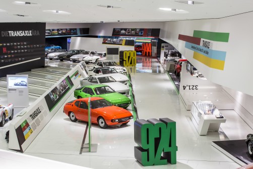 Sonderausstellung im Porsche-Museum: „Die Transaxle-Ära. Vom 924 bis 928.“ Foto: Porsche