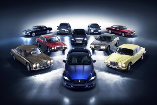 50 Jahre und acht Generationen Jaguar XJ.  Foto: Auto-Medienportal.Net/Jaguar