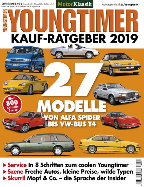 „Youngtimer“-Kaufratgeber 2019.  Foto: Auto-Medienportal.Net/Motor Presse Stuttgart