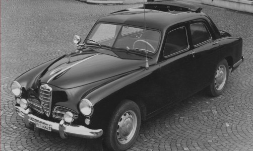 Alfa Romeo 1900 als Polizeiauto (1950er-Jahre).  Foto: Auto-Medienportal.Net/FCA