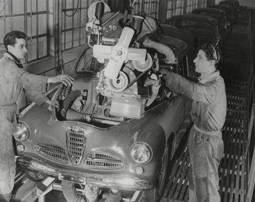 Mit dem Modell 1900 führte Alfa Romeo 1950 die Fließbandproduktion ein.  Foto: Auto-Medienportal.Net/FCA