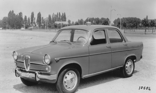 Alfa Romeo Giulietta (1955–1964) als Streifenwagen.  Foto: Auto-Medienportal.Net/FCA