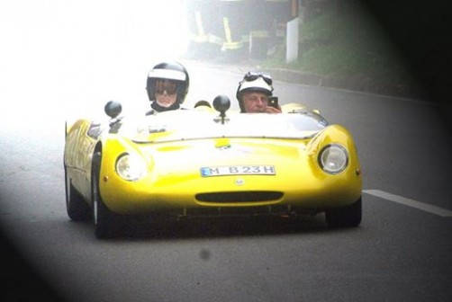 Hannes Mayerl als Copilot im Lotus 23