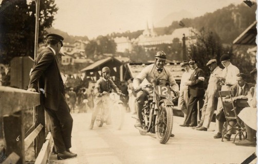 Foto vom Salzbergrennen 1928 aus dem Archiv von Rolf Langwieder