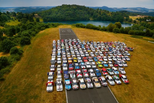 Das Starterfeld des ADAC-Eifel-Rallye-Festivals 2019.  Foto: Auto-Medienportal.Net/ERF