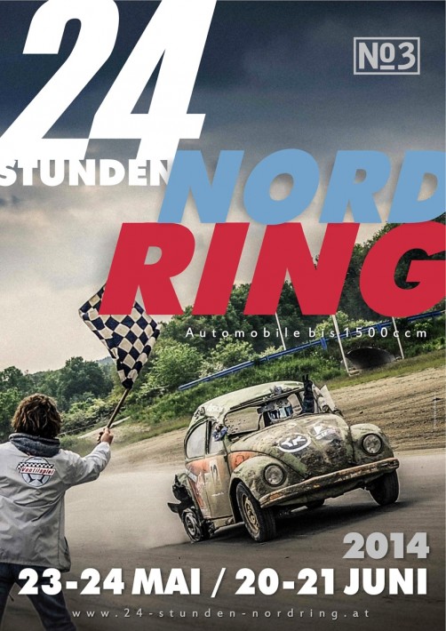 Plakat 24 Stunden Nordring 2014