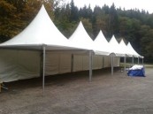 Die ersten Zelte stehen
