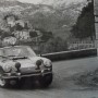 Bilder vergangener Triumphe: Herbert Linge erreichte Platz 5 im Porsche 911 (901) auf der Rallye Monte Carlo 1965.  Foto: Auto-Medienportal.Net/Porsche Museum