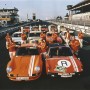 ONS-Streckensicherungsstaffel auf dem Nürburgring 1973: Porsche 911 Carrera RSR 2,8 Modelljahr 1973 (links) VW-Porsche 914/6 GT.  Foto: Auto-Medienportal.Net/Porsche